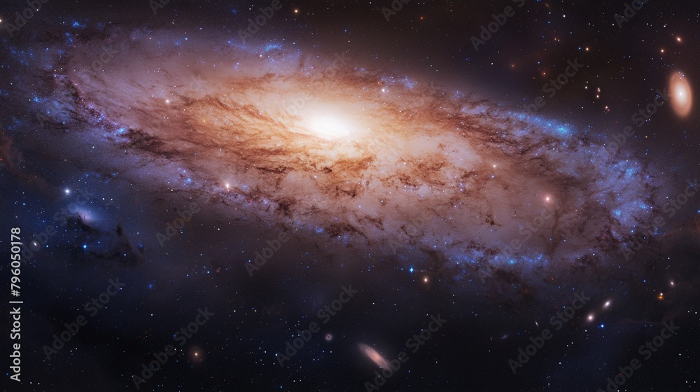 Fototapeta premium 渦の巻銀河、テクスチャー6