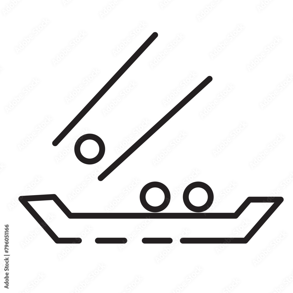 Bowl Chinese Food Line Icon Bowl Chinese Food Line Icon
