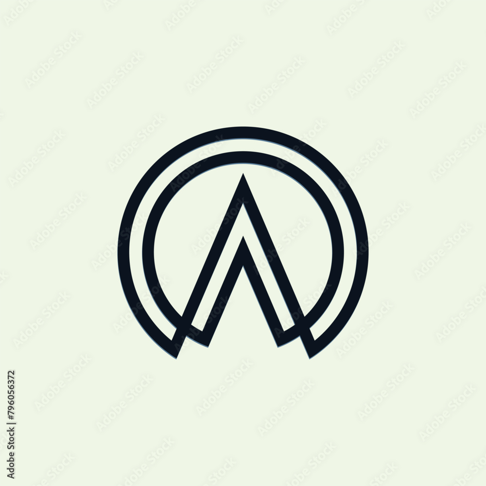Letter AA line logo design. Linear creative minimal monogram symbol. Universal elegant vector emblem Letter AA line logo design. Linear creative minimal monogram symbol. Universal elegant vector emblem