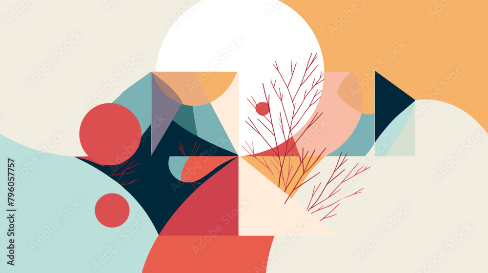 Concept vector illustration of presentation background. Concept vector illustration of presentation background.