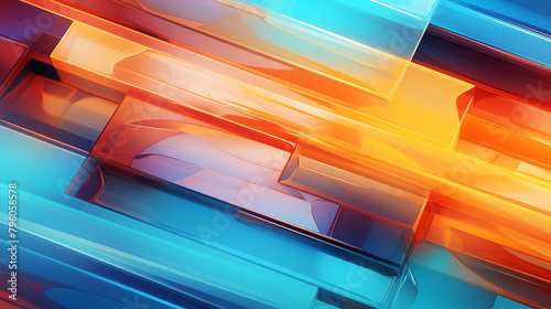 Abstract colorful glass background
