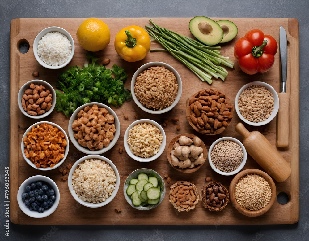 spices and herbs, spices in spoons, spices and herbs on white background