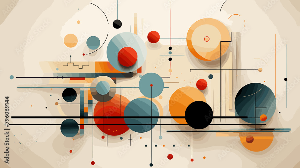 Concept vector illustration of presentation background.