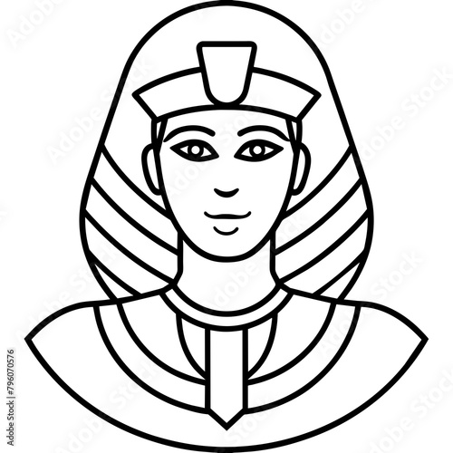 cleopatra-symbol-outline new - Vector - Vector art - Vector illustration - Vector design - Latest Vector - Ultimate Vector - Premium Vector - Vector pro - Premium illustration