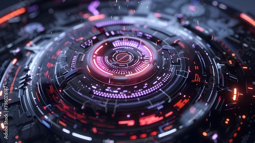 Wallpaper Mural HUD interface technology Torontodigital.ca