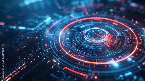 Wallpaper Mural HUD interface technology Torontodigital.ca