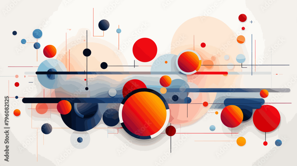 Concept vector illustration of presentation background. Concept vector illustration of presentation background.