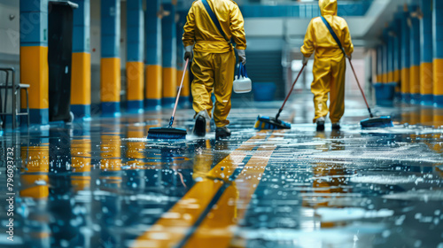 The best cleaning crew: quality and reliability.  photo
