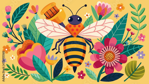 bee-illustration--an-illustration-of-bee-cartoon-w