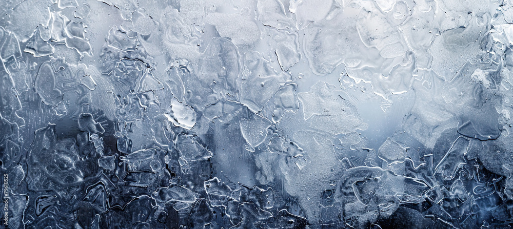 Textured ice block surface background