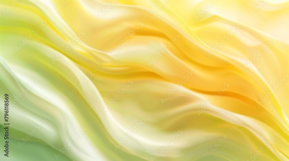 Fototapeta premium A yellow fabric with a wave pattern