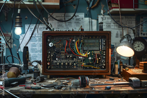 Inside the Intricate World of Radio Repair: A Journey through Tools, Components and Schematics