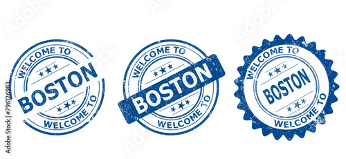 Boston blue old stamp sale	