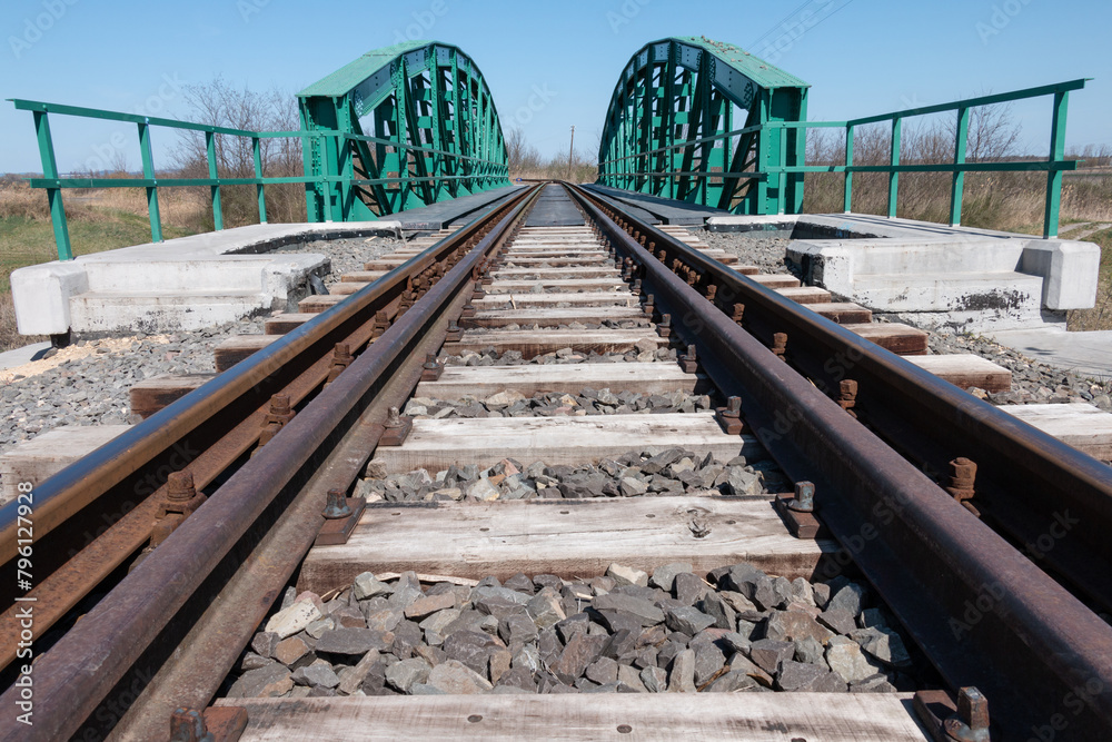 Railway track. Railway track.