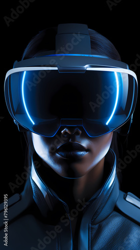 3D rendering of VR headset © xuan