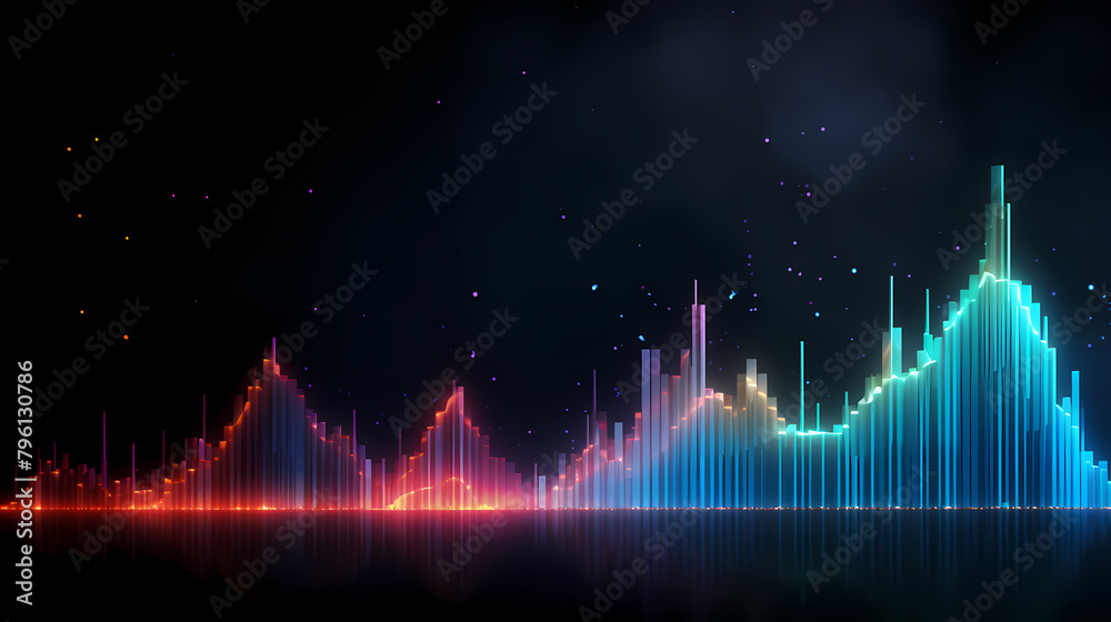 Abstract line chart Abstract line chart