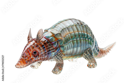 Colorful Animal on White Background
