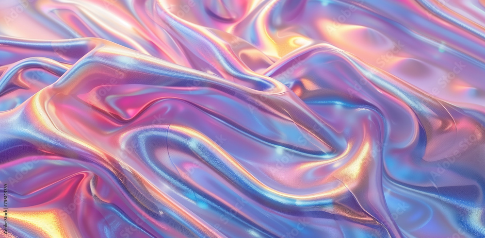 Iridescent Holographic Chrome Background Iridescent Holographic Chrome Background