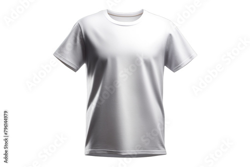 White t shirt mockup on Transparent Background PNG