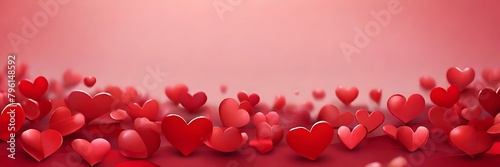 Beautiful background with flowers for Valentine's day congratulation