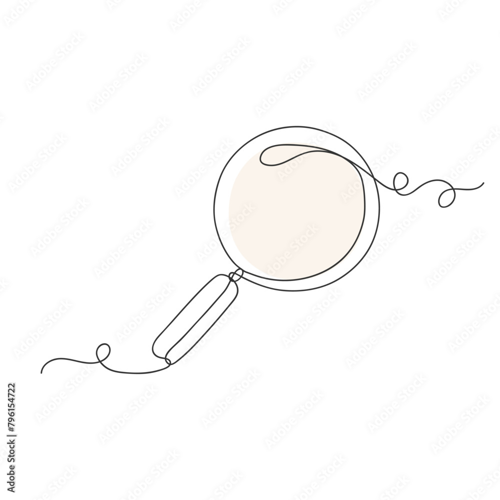 Magnifying glass search symbol isolated vector illustration. Magnifying glass search symbol isolated vector illustration.