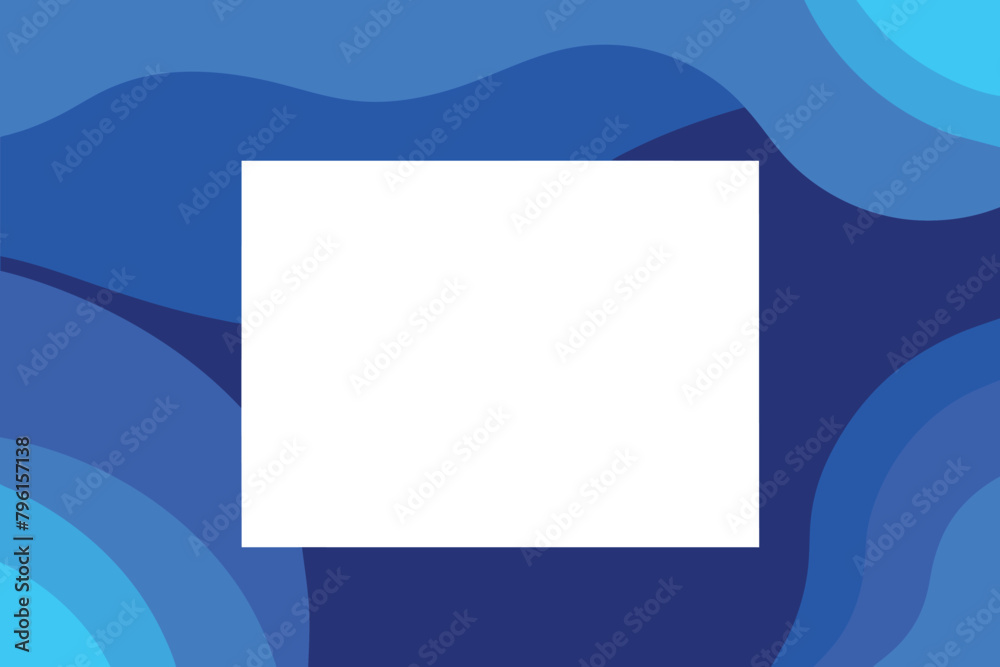 Blue abstract background vector with blank space for texture