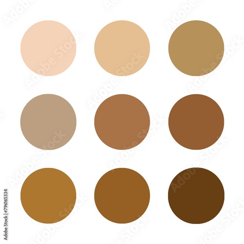 Wallpaper Mural gold set of color palette banner background	 Torontodigital.ca