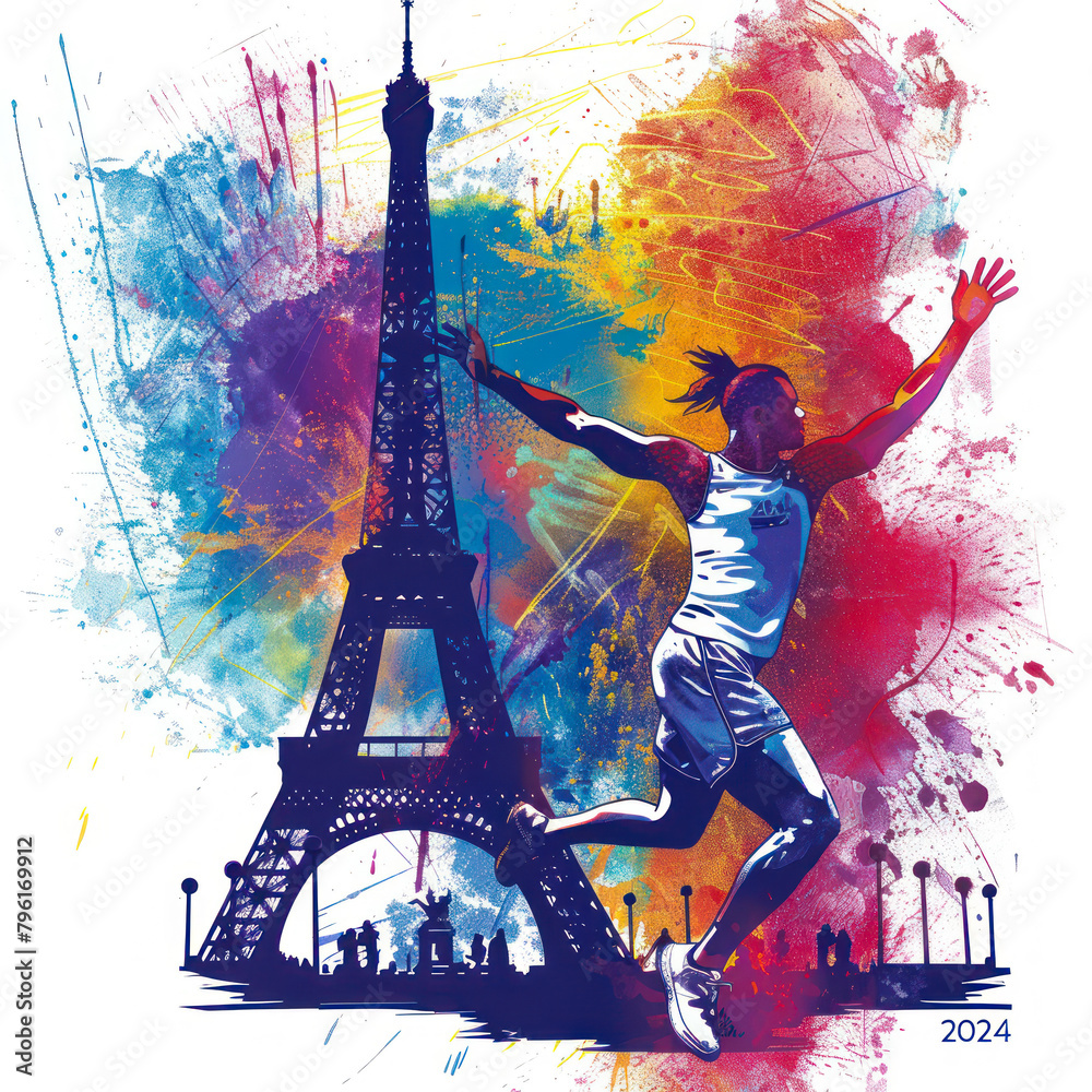 Olympic gold medal drawing