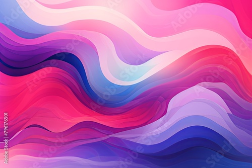 Abstract Jazz Music Gradients: Colorful Melody Waves Visualized