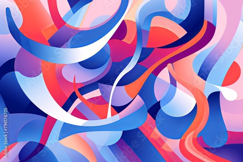 Abstract Jazz Music Gradients: Rhythmic Pattern Flowscape