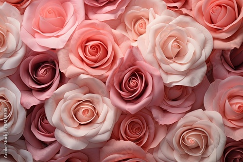 Blush Rose Garden Gradients  Petal Shade Transitions of Elegance