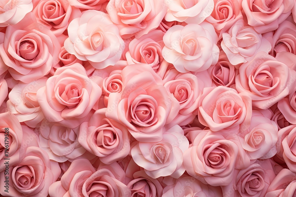 Blush Rose Garden Gradients : Light Rose Petal Transitions