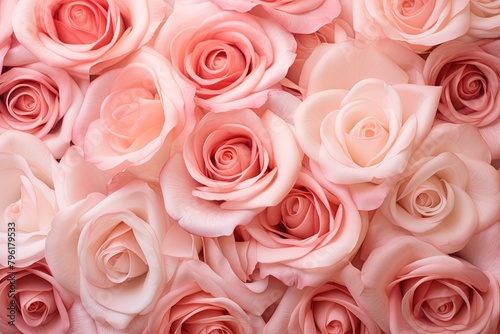 Blush Rose Garden Gradients  Light Rose Petal Transitions