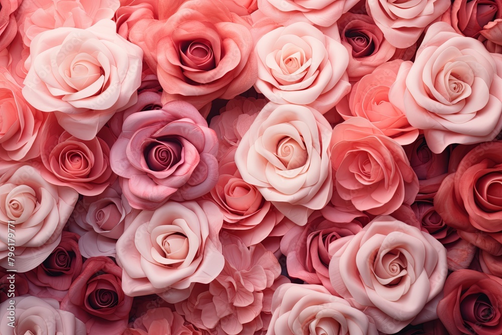 Blush Rose Garden Gradients - Serene Floral Gradient Design Blush Rose Garden Gradients - Serene Floral Gradient Design