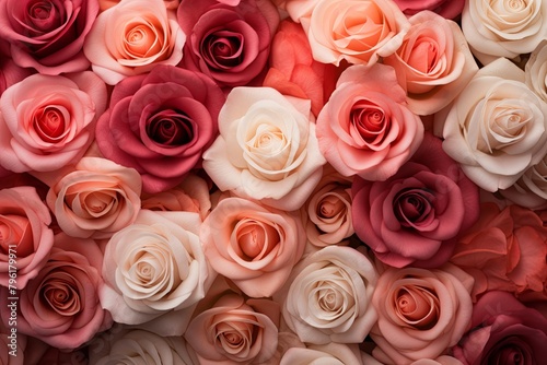 Blush Rose Garden Gradients  Warm Floral Design Palette