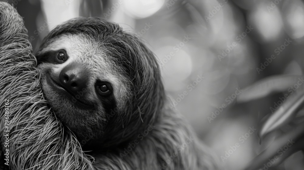 Sloth, friendly animal wallpaper image in high resolution Sloth, friendly animal wallpaper image in high resolution