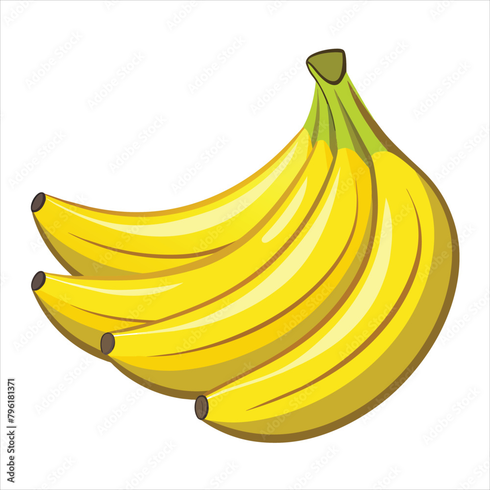 colorful illustration of banana