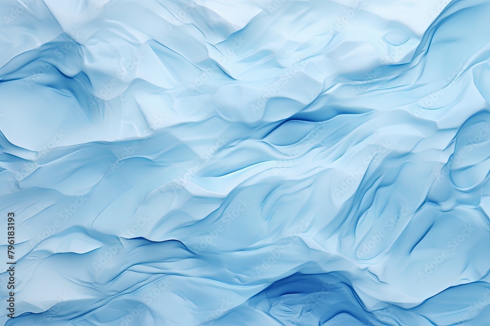 Glacial Ice Melting Gradients: Crisp White to Blue Transition