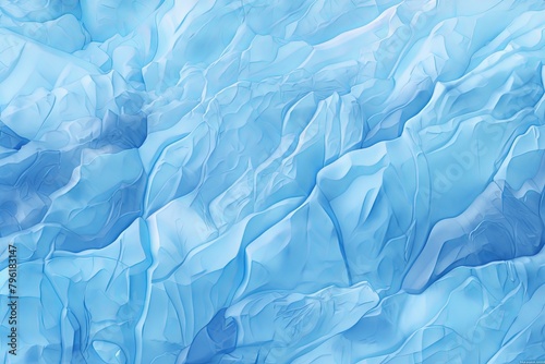 Wallpaper Mural Glacial Ice Melting: Arctic Melt Gradients in Sombre Tones Torontodigital.ca