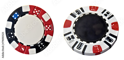 poker chip isolated on transparent png background