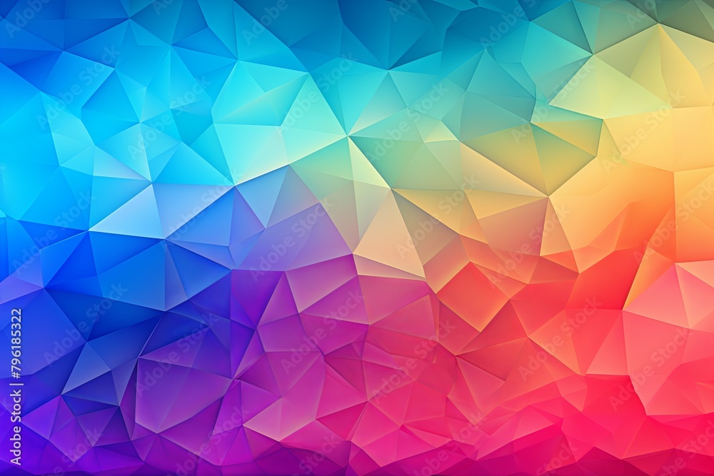 Rainbow Prism Gradient Effects: Dynamic Color Wave Pattern