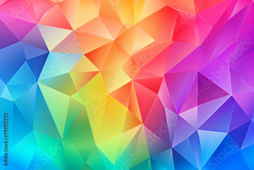 Rainbow Prism Gradient Showcase  Vibrant Spectrum Display