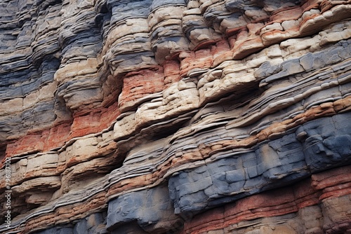 Rustic Canyon Rock Gradients: Sedimentary Layers of Time