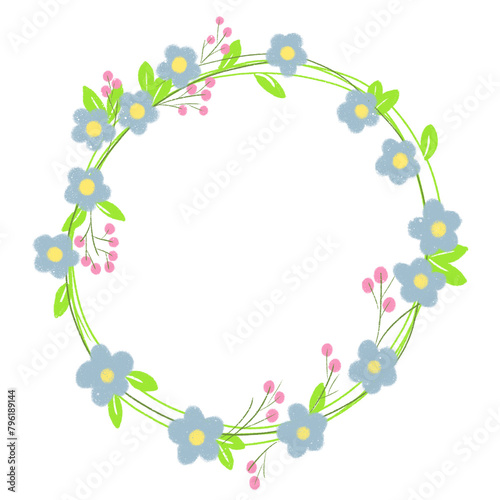 wreath of flowers