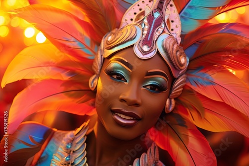 Vibrant Carnival Parade: Dynamic Cultural Parade Gradients © Michael