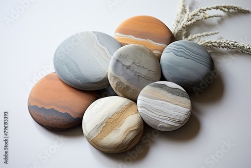 Serenity Stone Gradients in Zen Garden: Tranquil Stone Color Wash.