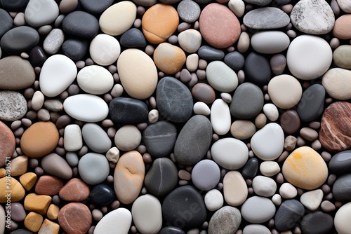 Zen Garden Stone Gradients: Subtle Transitions of Stone Colors