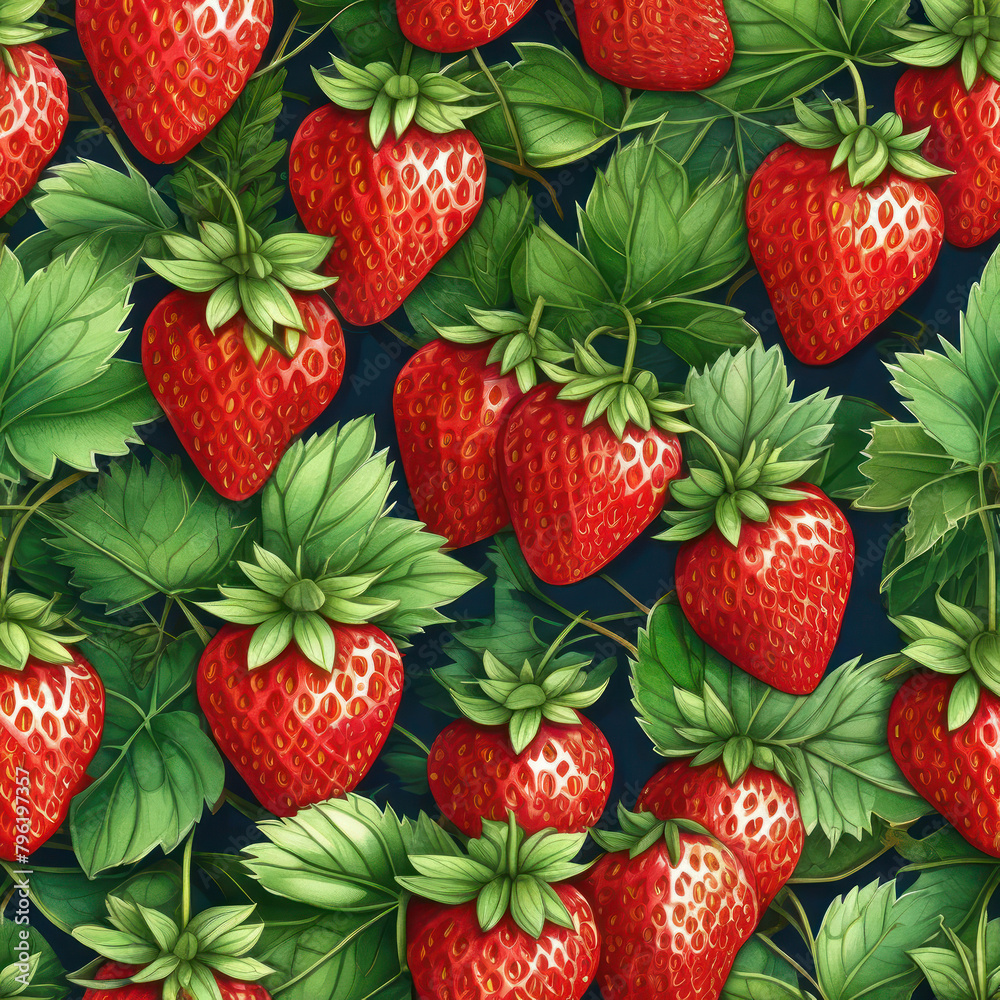 Strawberry bush with berries. Flat illustration for design. Strawberry bush with berries. Flat illustration for design.