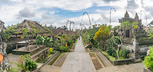 Panglipuran, Bali, Indonesia; May 7, 2020; The atmosphere of Panglipuran Village is a Traditional Village in Bali, Indonesia during the day. photo