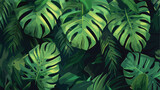 Summer paradise background with exotic palm tree bran
